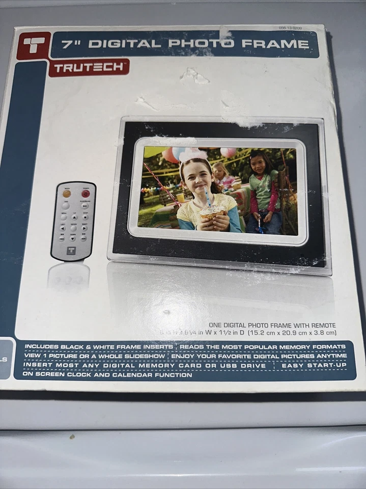 7" DIGITAL Picture FRAME digital photo frame with remote digital picture frame - Image 4 of 4