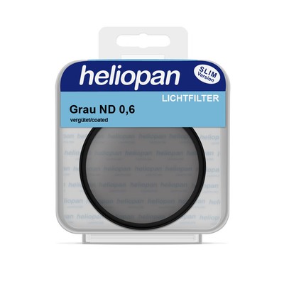 Heliopan Graufilter 2060 | mittel ND 0,6 Ø 67 x 0,75 mm | vergütet |+2 Blenden=4