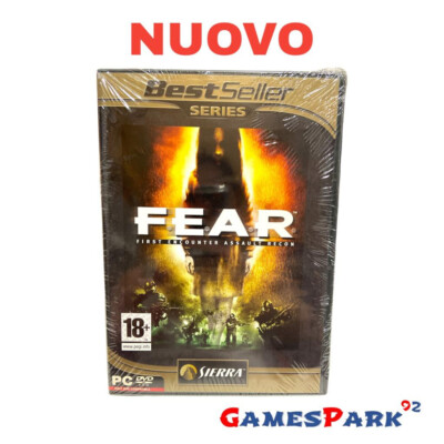 F.E.A.R. PC GAMES COMPUTER GAME NEW FOR Italian PAL by da x horror