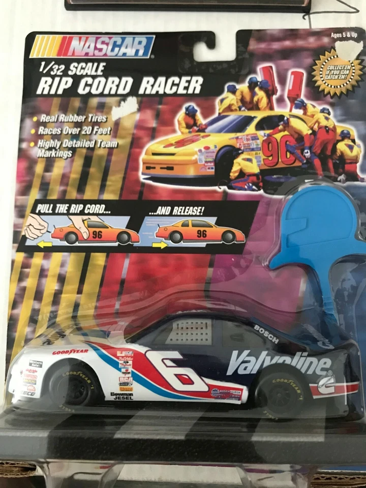 Nascar 1/32 Rip Cord Racer 1998 Valvoline #6 B31 Foto 2 de 4