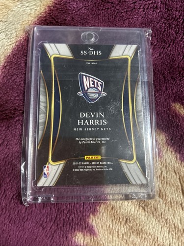 2021-22 Panini Select #SS-DHS Devin Harris Signature Selections🔥 - Picture 4 of 4