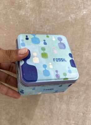 y2k 00s FOSSIL Big Tic JR-8063 Light Blue Animated Watch, Box Tags