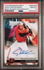 2020 Bowman's Best ADLEY RUTSCHMAN On Card Auto Best Of 2020 PSA 10 GEM MINT RC