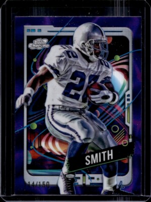 2024 Topps Cosmic Chrome Emmitt Smith Cowboys Purple Nebula