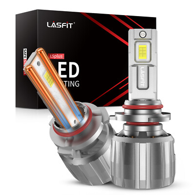 9005 LED Headlight Bulbs High Beam Super Bright White Plug & Play 130W 13000LM