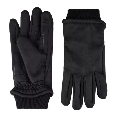 Dockers Men's Black Stretch Palm Touchscreen Gloves  (45DK030028 ) - Szie L NWT