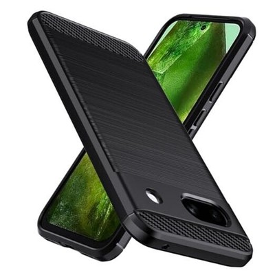 Designed for Google Pixel 8a Case,Flexible TPU [Brushed Texture] [Anti-Slip] 