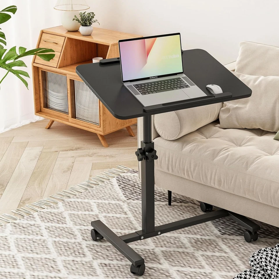 Adjustable Overbed Laptop Desk Cart - Image 3 of 4