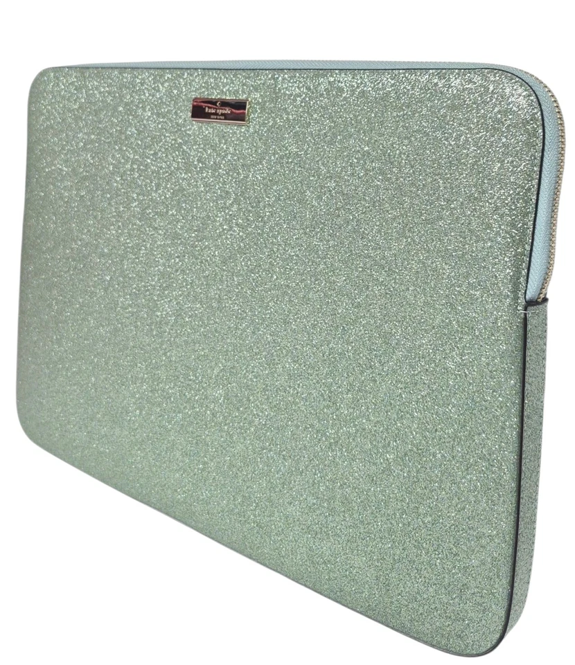 Funda Universal para Laptop Kate Spade Kenzie Brillo Verde Agua de Mar 15 pulgadas Nueva Foto 4 de 4