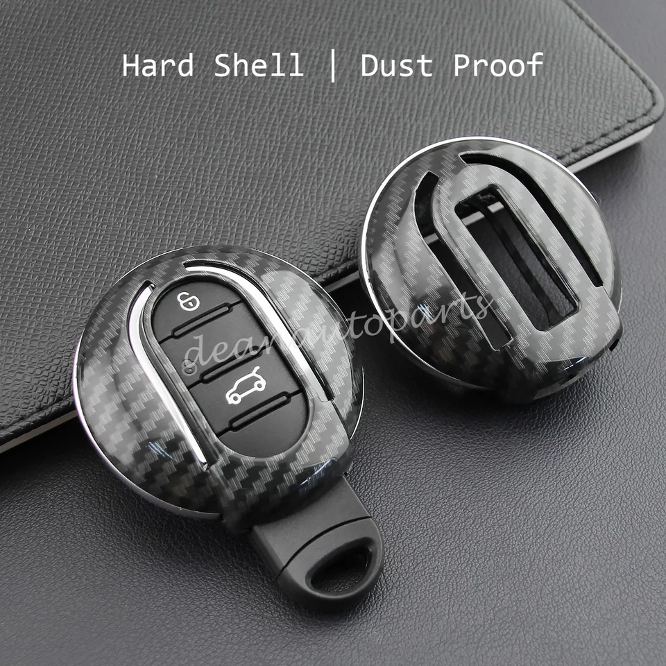 Funda con llave de fibra de carbono para Mini Cooper Clubman Countryman F54 F55 F56 F57 Foto 4 de 4