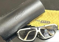 Cazal Mod 881/1 Vintage Sunglasses White Black Frame Japan