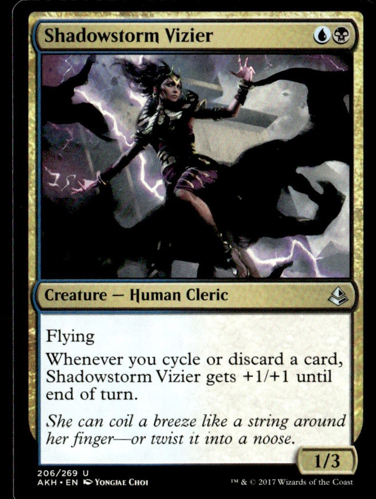 2017 Amonkhet Shadowstorm Vizier Expansion/Uncommon #206