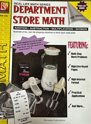 Remedia Math Word Problems Grades 1-5 Set of 5 Reproducible Workbooks