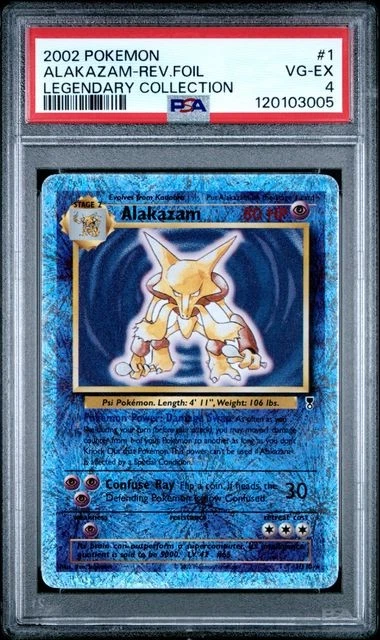 Pokémon PSA Individual Legendary Collection Trading Cards for sale
