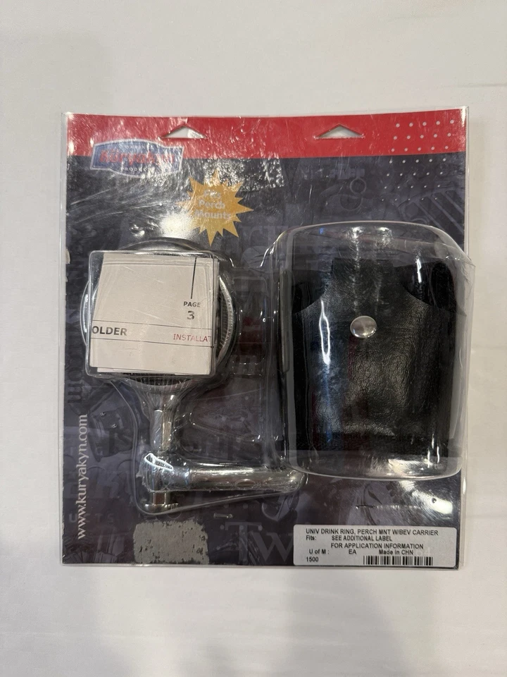 NUEVO KURYAKYN 1500 Universal Anillo de Bebida Montaje en Percha Motocicleta Portabebidas Foto 2 de 4