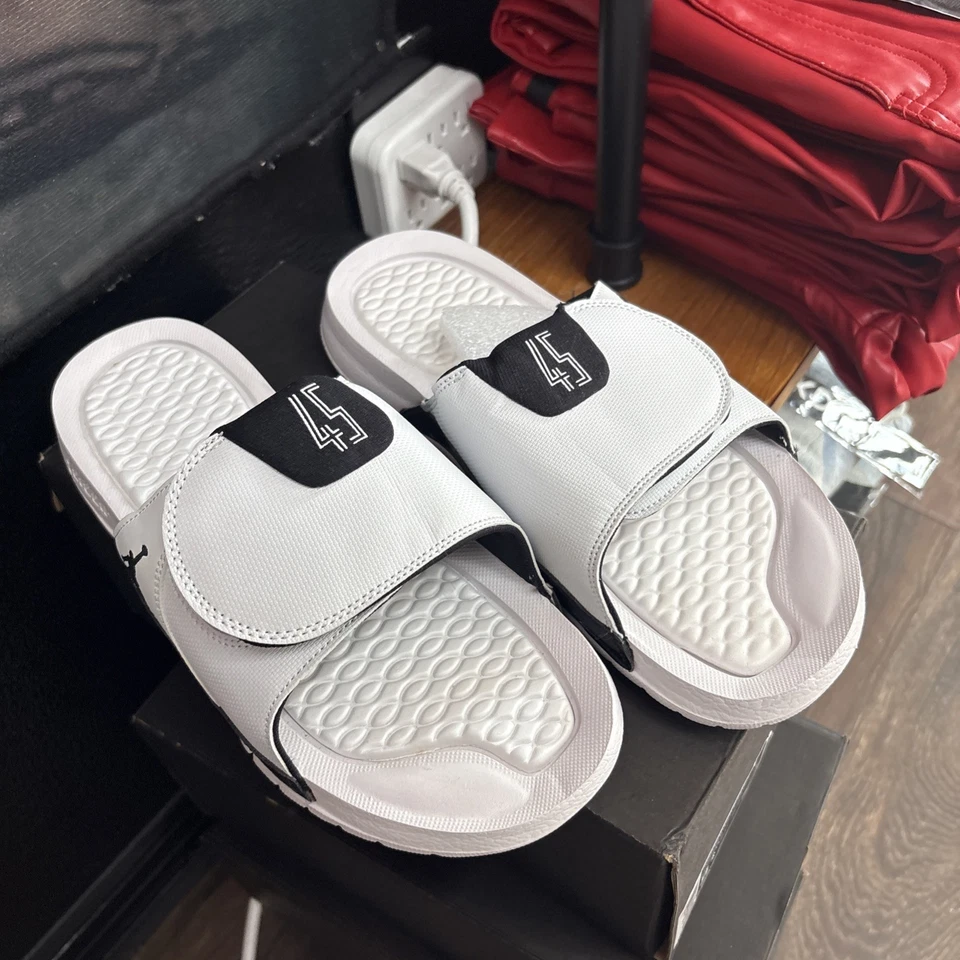 Nike Air Jordan Hydro Slide Concord Negro Blanco AA1336-107 Talla 8.5 y 11 Talla  Foto 3 de 4