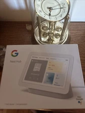 Google Nest Hub (2nd Gen) Smart Display -Chalk (GA01331-US)