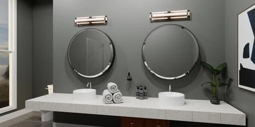 Quoizel PCEIA8524 Elias 24"W Vanity Light - Black - Picture 7 of 7