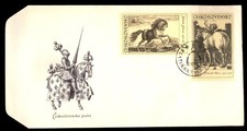 Mayfairstamps Czechoslovakia 1969 dual knight and horse Cover aaw_66143