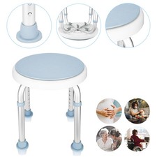 Duschhocker Badsitz bis 136kg Zimmer 360° Drehbar Duschhilfe Baden Duschstuhl