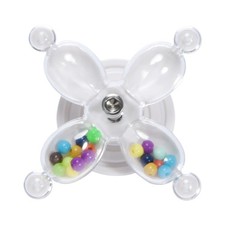 Parrot Spinner Toy Interactive Parrot Rotate Toy Bird Chewing Exercise