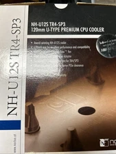 Noctua NH-U12S TR4-SP3 + Chromax NA-HC2 Black CPU Cooler PWM Fan 4 Pin