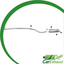 Auspuffanlage für PEUGEOT 206 1.1 1.4 Schrägheck / auch 206+ mit CHROM Auspuff