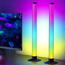 RGB Light Bar, 17" LED Light Bar 360 Degree Emitting, APP Control USB Powered...