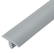 t Rubber Trim Molding, 7/8 Inch x 20 ft Edge Banding Trims, Gray
