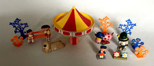 CORGI MAGIC ROUNDABOUT GROUP OF VINTAGE 1970's FIGURES TREES & ACCESSORIES