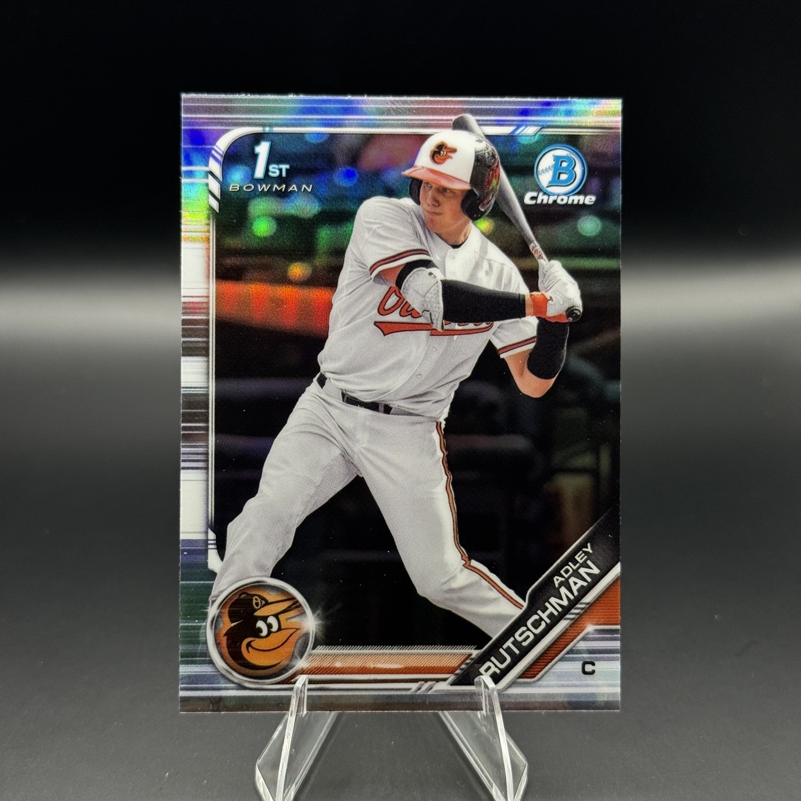 2019 Bowman Draft Adley Rutschman Chrome 1st Refractor #BDC-1 Orioles