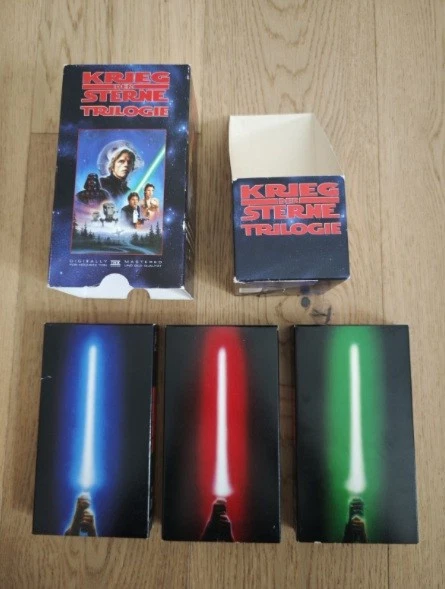 Krieg der Sterne Trilogie - Box - THX Mastered - auf VHS - Bild 3 von 3