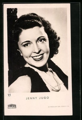 Postcard of actress Jenny Jugo in a film costume