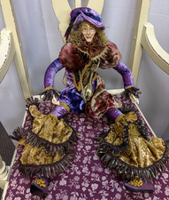 KATHERINE'S COLLECTION POSEABLE JESTER DOLL Wayne Kleski 22  VTG DS20