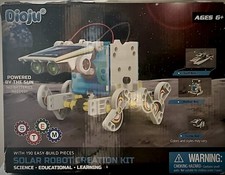 Solar Robot 13 - 1 Kit STEM Building Learning Environmental Green Dioju Sealed