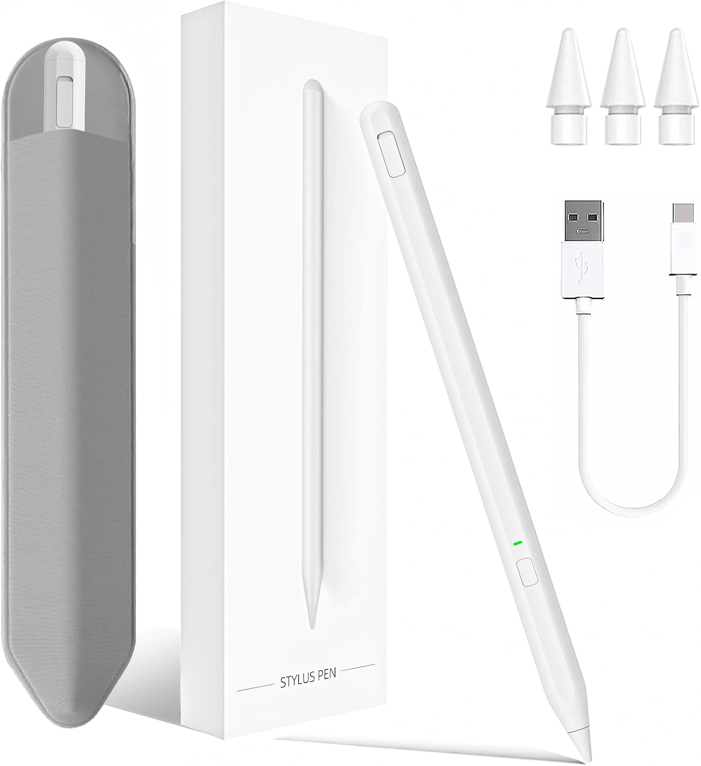 Stylus Pen for Ipad 2018-2025 I-Pad 9Th&10Th&11Th A16 Gen, Stylus Pen with Penci