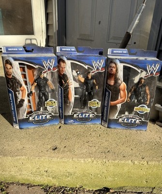 WWE Elite Collection Seth Rollins, Dean Ambrose, and Roman Reigns Boxed Figures