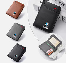 Mens Leather Wallet Card Ticket Storage Car Fan BMW M Power Motorsport Best Gift