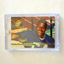 Topps 1993 Stadium Club Michael Strahan Rookie Card #384 New York Giants. rookie card picture