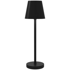 Lámpara de Mesita de Noche Inalámbrica con Luces LED Lámpara de Mesa USB-C Recar