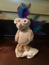 Hand-Crafted Seashell Parrot From Handpicked Shells From Florida