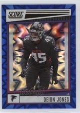 2022 Score Blue Explosion /20 Deion Jones #37 a2f