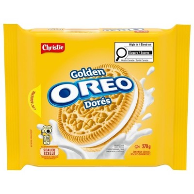 2-Pack Christie OREO, Golden Vanilla Sandwich Cookies, Packable, snackable, and 