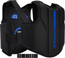 RDX Boxing Body Protector Chest Guard for MMA Muay Thai Kickboxing Training L/XL