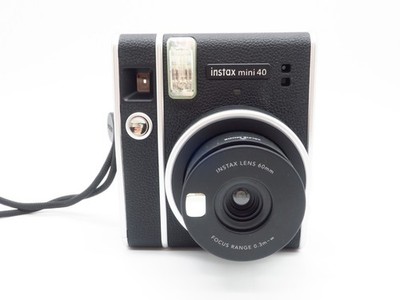 Fujifilm Instax mini 40 Instant Kamera Sofortbildkamera schwarz