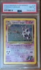 Pokémon TCG Sabrina's Gengar 14/132 Gym Heroes Holo Shadowball Swirl 🌀 PSA 8