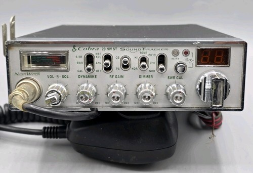 Cobra 29 NW ST Sound-Tracker NightWatch CB Radio w/Mic - Tested