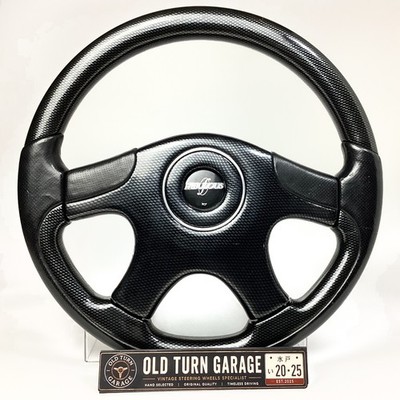 Rare FABULOUS Carbon Look Steering Wheel 340mm JDM VIP Style Horn Button Set