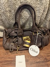 Vintage 2000’s Chloe Paddington handbag in chocolate Brown with tags