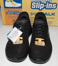 Skechers Women's Slip-Ins Go Walk Flex Grand Entry Black Sneaker Sz 6 NEW IN BOX
